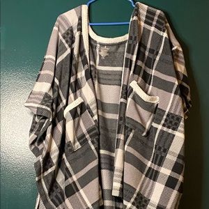 Soft cuddl duds wrap blanket size L/XL